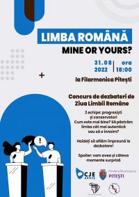 Piteșteni, sunteți invitați la evenimentul dedicat Zilei Limbii Române!