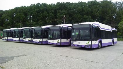 Alte cinci autobuze electrice au sosit astăzi la Pitești