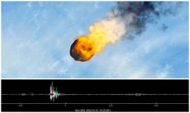 Un meteorit a lovit pământul chiar pe 1 ianuarie! Explozia a echivalat cu 30 tone de TNT
