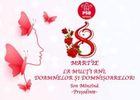 Președintele PSD Argeș, Ion Mînzînă, mesaj de 8 Martie