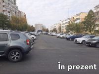 O mare parcare din Pitești a fost amenajată în totalitate! S-au plantat și tei
