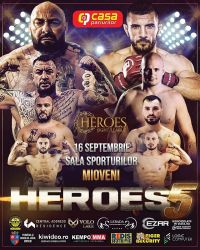 S-au pus în vânzare biletele pentru gala MMA – HEROES de la Mioveni