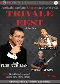 Festivalul Național de Muzică Folk Trivale Fest, ediția a IV-a, pe 20 octombrie